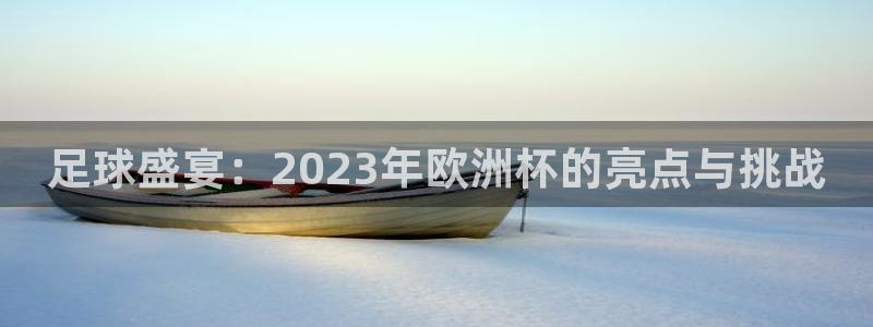 世界杯官网入口：足球盛宴：2023年欧洲杯的亮点与挑战